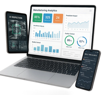 Industrial dashboards on multiple devices